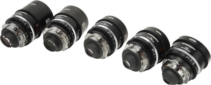 Set 5 obiective cinematice Laowa Nanomorph S35 Prime 27+35+50+65+8mm, Silver, Montura Arri PL/Canon EF [3]