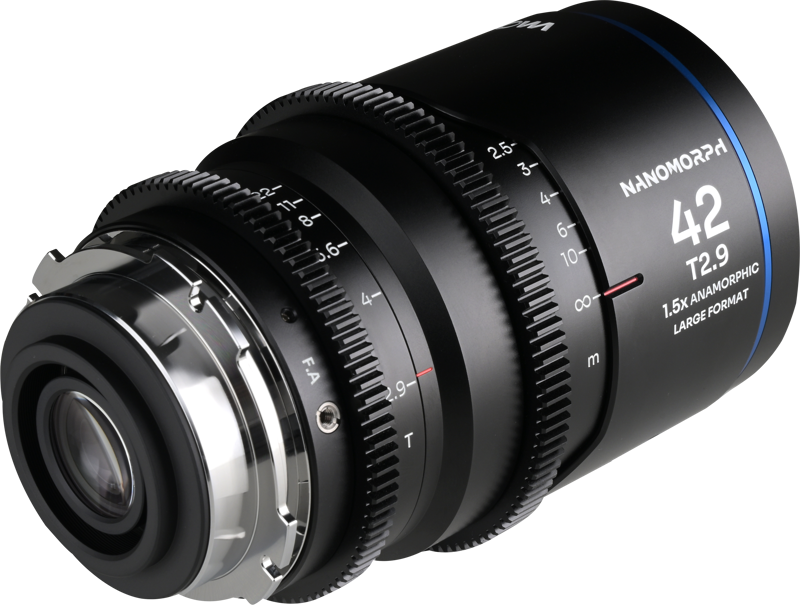 Obiectiv cinematic Laowa Nanomorph LF 42mm T2.9 1.5X, Blue, Montura Arri PL/Canon EF [3]