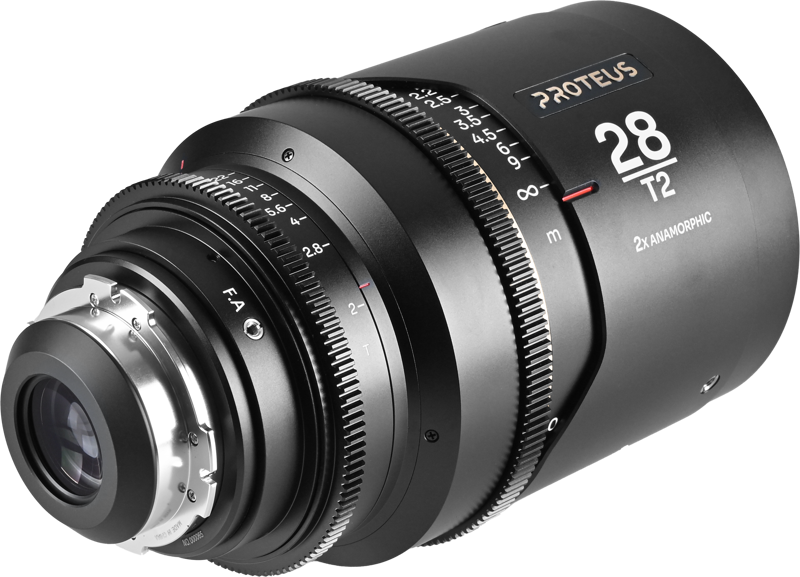 Obiectiv cinematic Laowa Proteus 2X Anamorphic 28mm T2, Amber, Montura Arri PL/Canon EF [3]