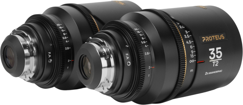 Set 2 obiective Laowa Proteus 2X Anamorphic, Set A (35mm, 60mm), Amber, Montura Arri PL/Canon EF [3]