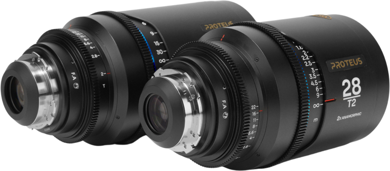 Set 2 obiective Laowa Proteus 2X Anamorphi, Set C (28mm, 100mm), Blue, Montura Arri PL/Canon EF [3]