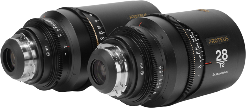 Set 2 obiective Laowa Proteus 2X Anamorphic, Set C (28mm, 100mm), Amber, Montura Arri PL/Canon EF [3]