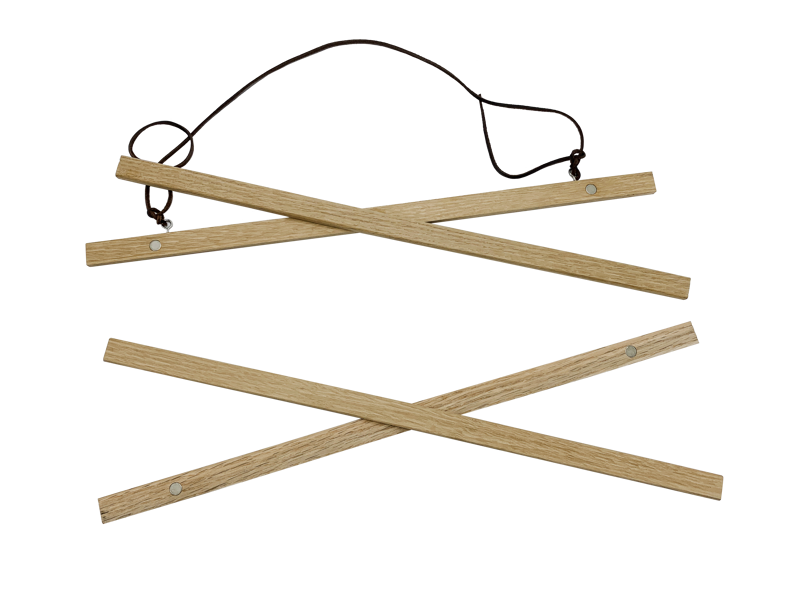 Rama Focus Poster Hanger Magnetic Oak 41cm [3]