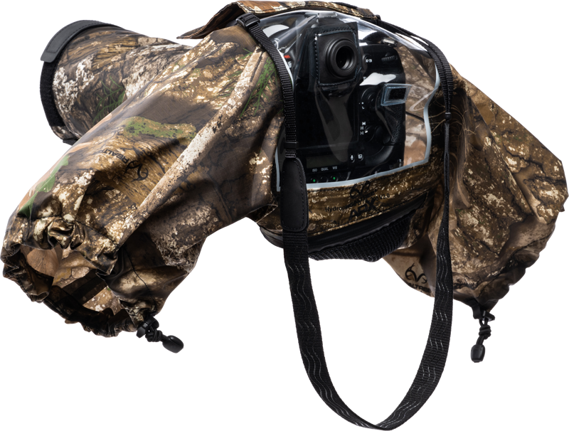 Husa de ploaie Think Tank Rain Cover I RealTree APX Camo (OCULAR NECESAR) I Hydrophobia D 70-200 V3 [3]