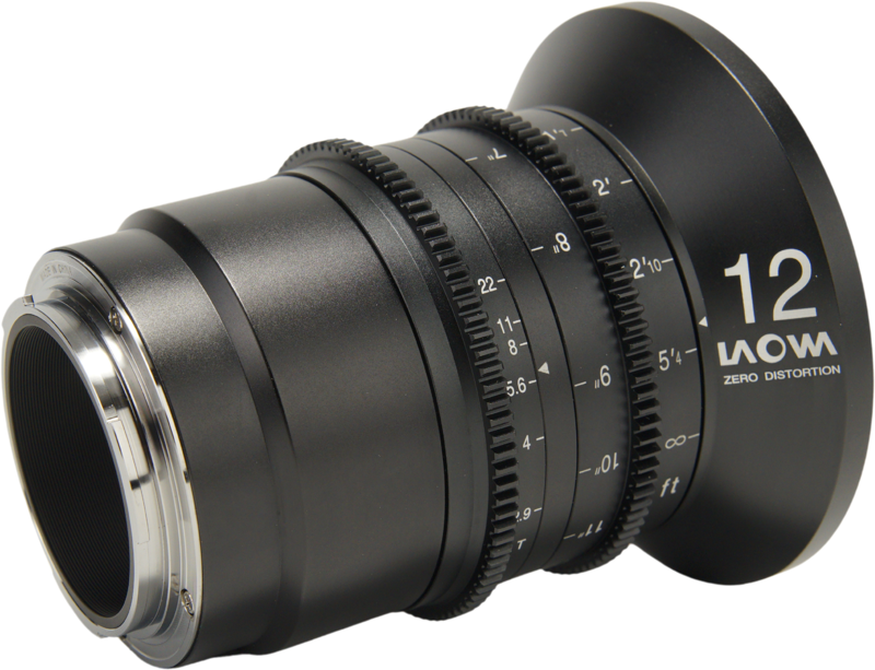 Obiectiv cinematic Laowa 12mm T2.9 Zero-D Cine Lens, Montura, Canon RF (feet) [3]