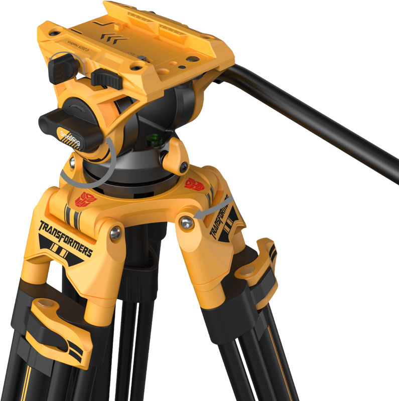Trepied video cap fluid SmallRig 5523, AD-01 (BumbleBee Edition), 187 cm, pana la 8KG [3]
