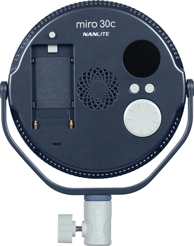 Panou LED rotund Nanlite Miro 30c, Albastru [3]