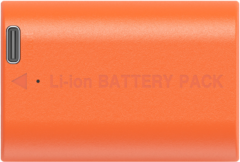 Baterie camera USB-C reincarcabila SmallRig 5407 Canon LP-E6P orange [3]