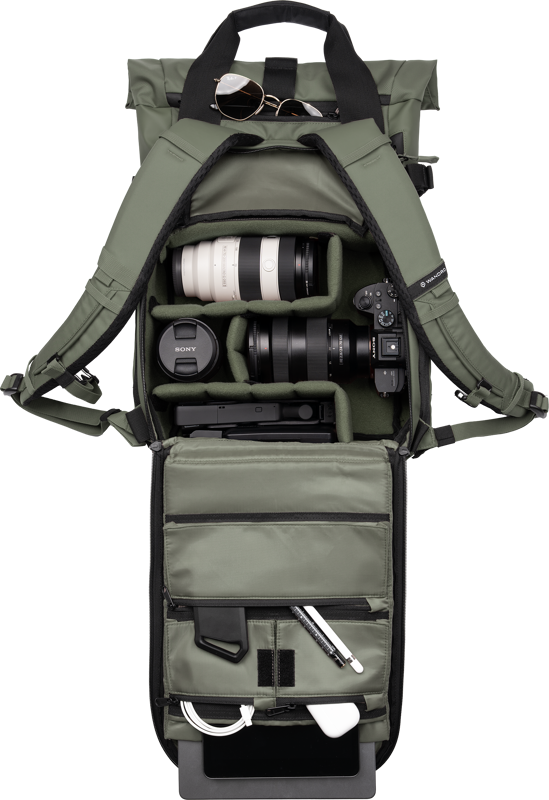 Rucsac foto WANDRD PRVKE Photo Bundle 15L Wasatch Green [3]