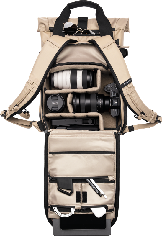 Rucsac foto WANDRD PRVKE Photo Bundle 15L Yuma Tan [3]