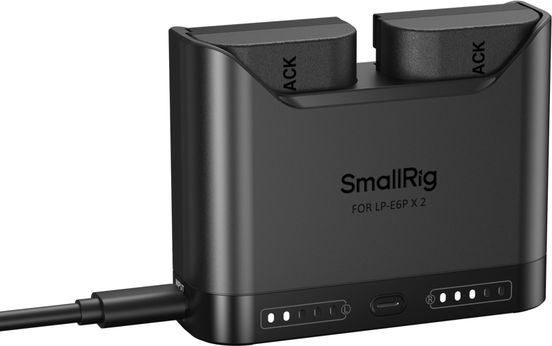 Kit 2x acumulatori + incarcator  SmallRig 5484 LP-E6NH [3]