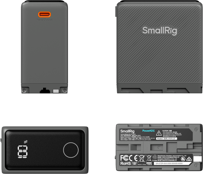 Baterie camera USB-C reincarcabila SmallRig 5729 pentru NP-F970 [3]