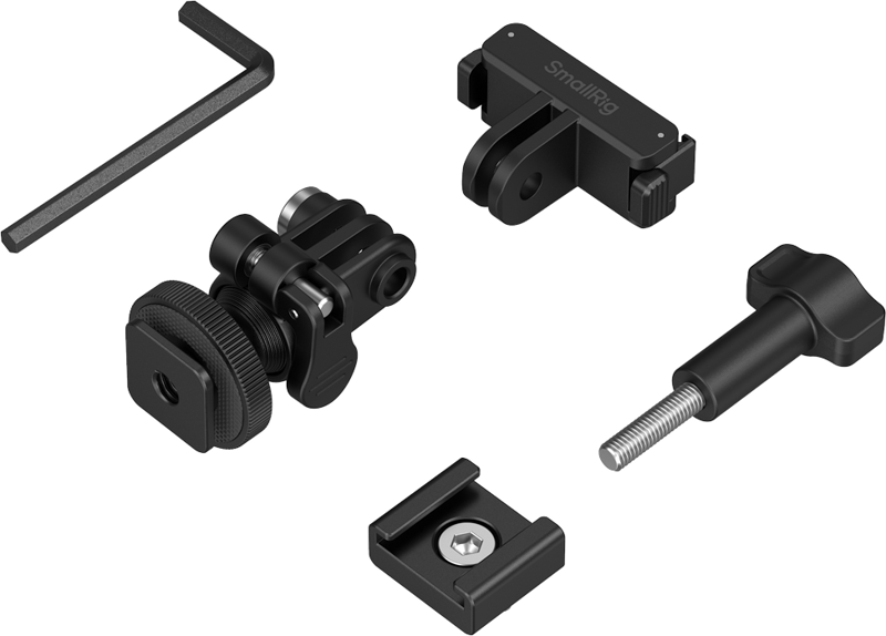 Adaptor SmallRig 6396 QR cu suport cold shoe si cap sferic pentru DJI Osmo Action 6 / Nano [3]