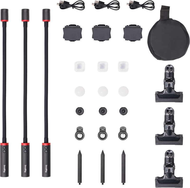 SmallRig 6520 RM 03 Macro Photography LED Video Light Kit 3-pack [3]