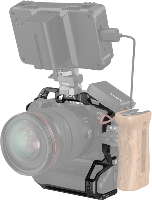 Cage SmallRig 3464B pentru Canon EOS R5 / R6 / R5C / R6 Mark II cu grip baterie BG-R10 [4]