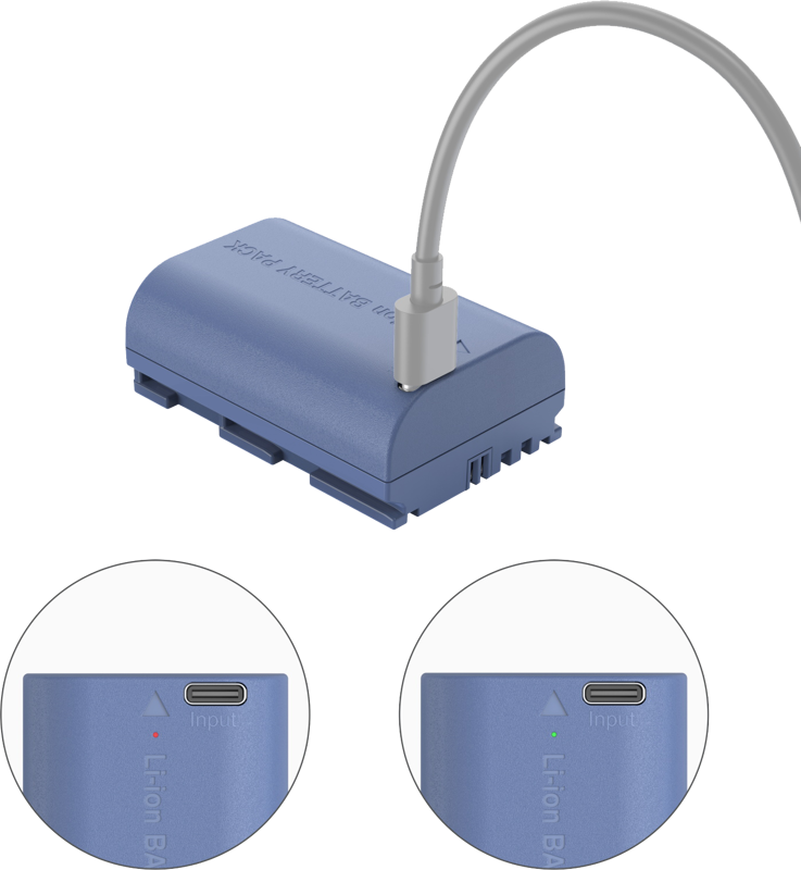 Baterie camera USB-C reincarcabila SmallRig 4264 LP-E6NH [4]