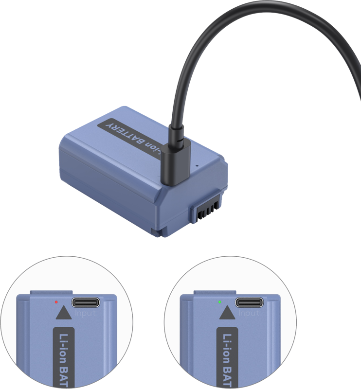 Baterie camera USB-C reincarcabila SmallRig 4330 NP-FW50 [4]