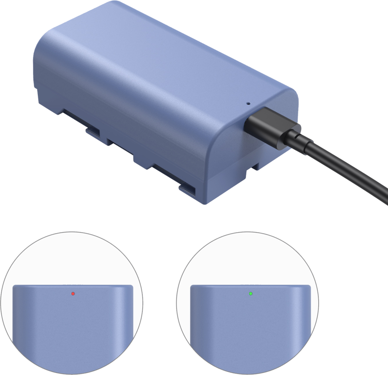 Baterie camera USB-C reincarcabila SmallRig 4331 NP-F550 [4]