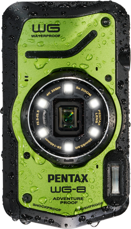 Aparat Foto Compact Pentax WG-8 Subacvatic, Green [4]