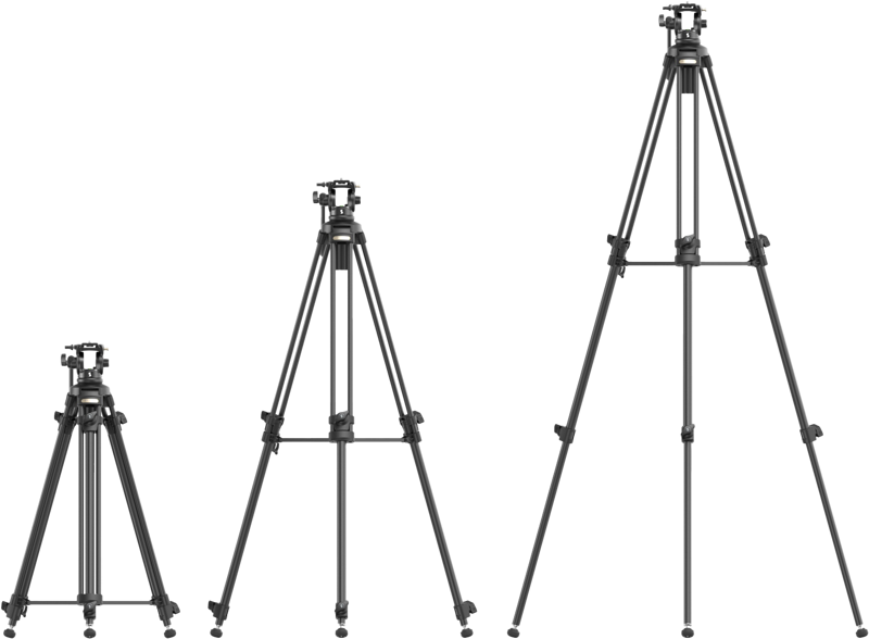 Trepied video cap fluid SmallRig 4684, AD-50 Lite, 158 cm, pana la 5 KG [4]