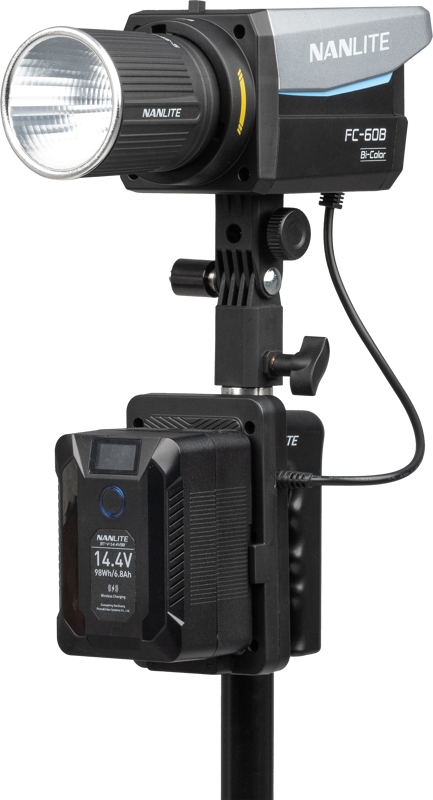 Grip baterie Nanlite BT-BG-V cu DC Connector [4]