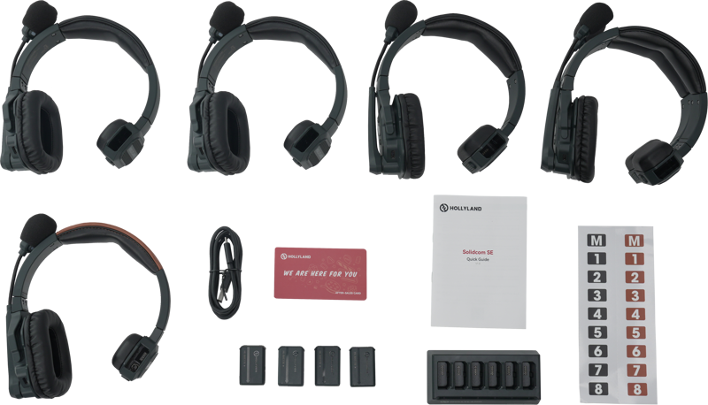 Sistem intercom wireless pentru 5 persoane Hollyland Solidcom SE - 5S, full duplex, 2.4GHz [4]