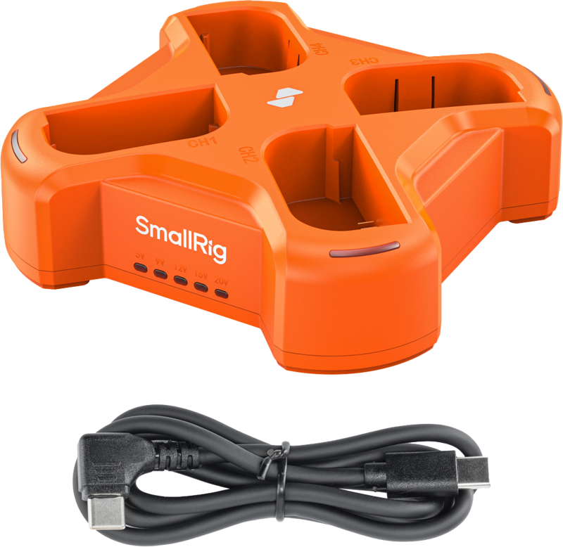 Incarcator baterii camera cu 4 canale SmallRig 4838 LP-E6NH [4]