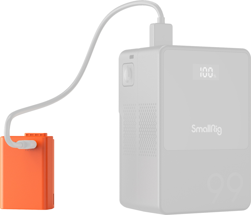 Baterie camera USB-C reincarcabila SmallRig 4967 EN-EL25 orange [4]