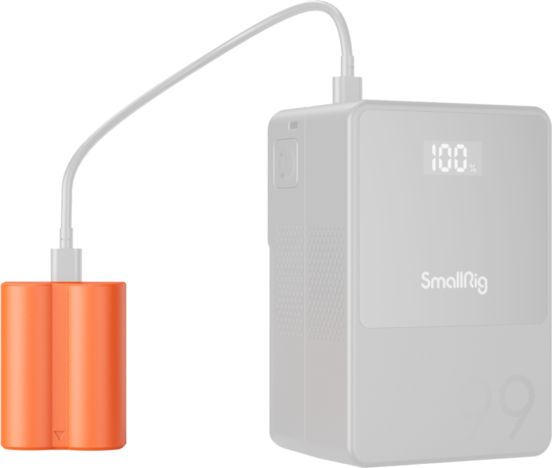 Baterie camera USB-C reincarcabila SmallRig 4970 NP-W235 orange [4]