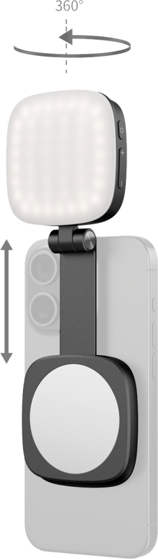 Lampa LED telefon SmallRig 4656 Vibe P48, MAGSAFE [4]