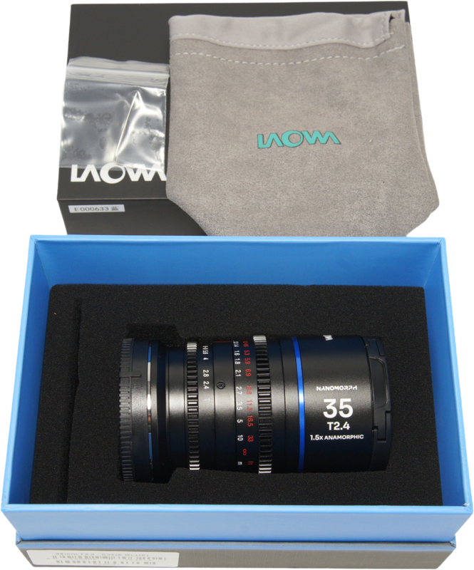 Obiectiv cinematic Laowa Nanomorph 35mm T2.4 1.5X S35, Blue, Monutra Sony E [4]