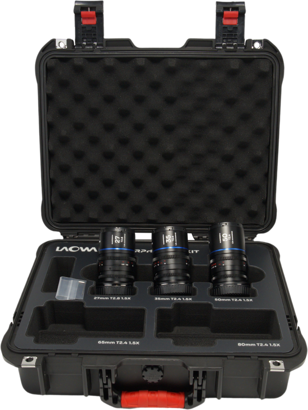 Set 3 obiective cinematice Laowa Nanomorph S35 Prime 27mm, 35mm, 50mm, Albastru, Montura Canon RF [4]