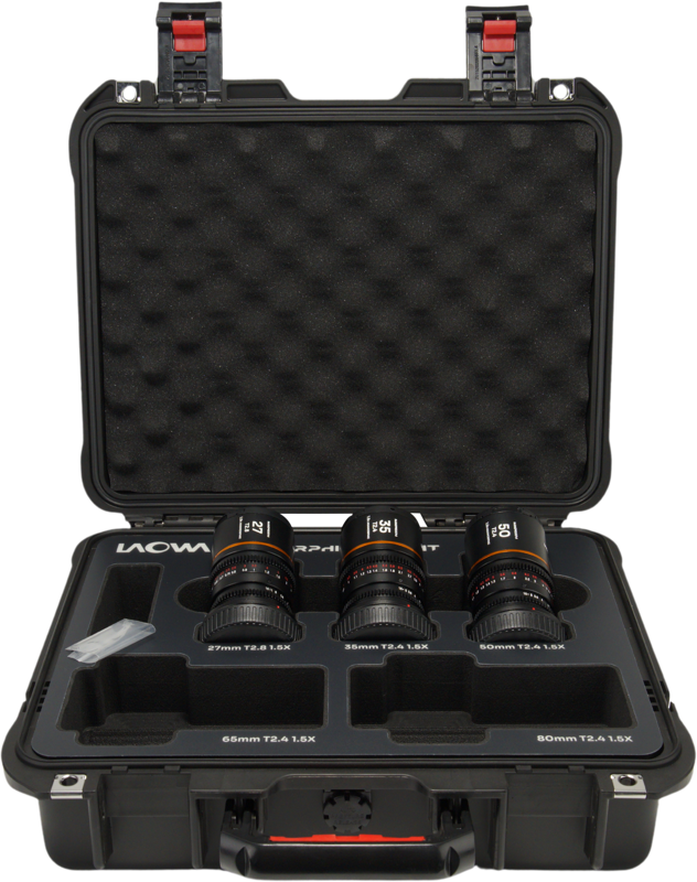Set 3 obiective cinematice Laowa Nanomorph S35 Prime 27mm, 35mm, 50mm, Amber , Montura Canon RF [4]