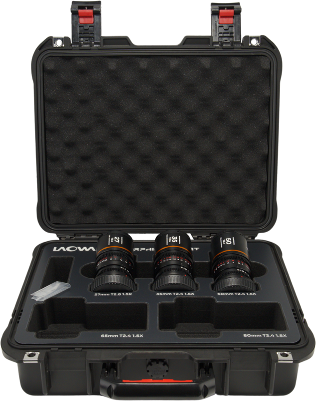 Set 3 obiective cinematice Laowa Nanomorph S35 Prime 27mm, 35mm, 50mm, Amber , Montura L Mount [4]
