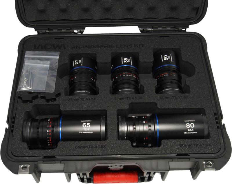 Set 5 obiective cinematice Laowa Nanomorph S35 Prime 27+35+50+65+80mm, Blue, Montura Canon RF [4]