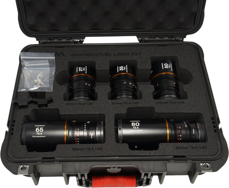Set 5 obiective cinematice Laowa Nanomorph S35 Prime 27+35+50+65+80mm, Amber, Montura Canon RF [4]
