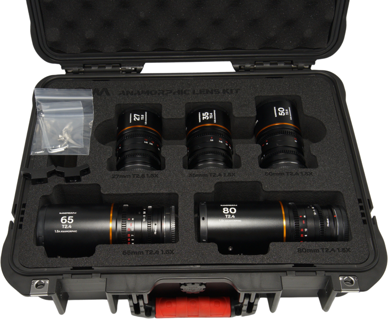 Set 5 obiective cinematice Laowa Nanomorph S35 Prime 27+35+50+65+80mm, Amber, Montura DL [4]