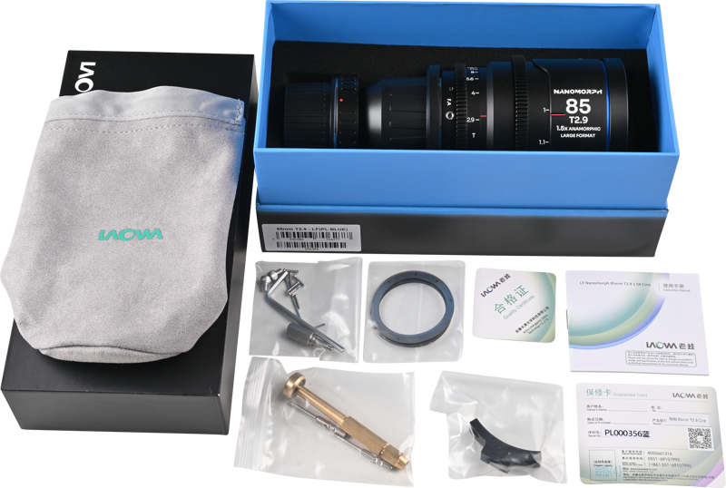 Obiectiv cinematic Laowa Nanomorph LF 85mm T2.9 1.5X, Blue, Montura Arri PL/Canon EF [4]