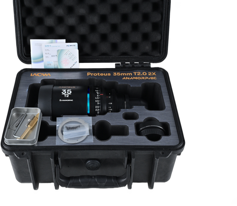 Obiectiv cinematic Laowa Proteus 2X Anamorphic 35mm T2, Blue, Montura Arri PL/Canon EF [4]