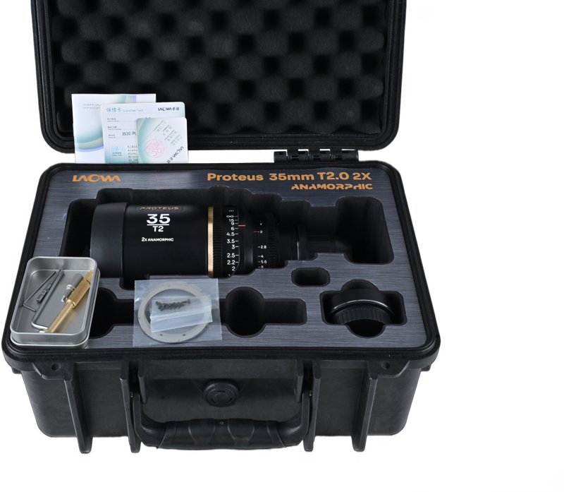 Obiectiv cinematic Laowa Proteus 2X Anamorphic 35mm T2, Amber, Montura Arri PL/Canon EF [4]