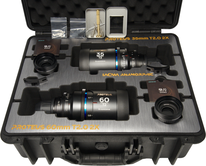 Set 2 obiective Laowa Proteus 2X Anamorphic, Set A (35mm, 60mm), Blue, Montura Arri PL/Canon EF [4]