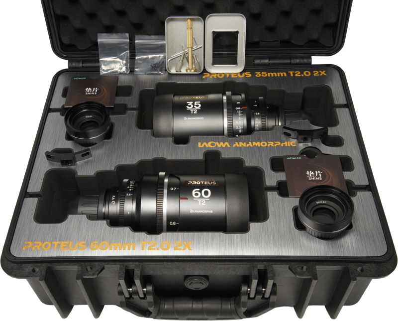 Set 2 obiective Laowa Proteus 2X Anamorphic, Set A (35mm, 60mm), Silver, Montura Arri PL/Canon EF [4]