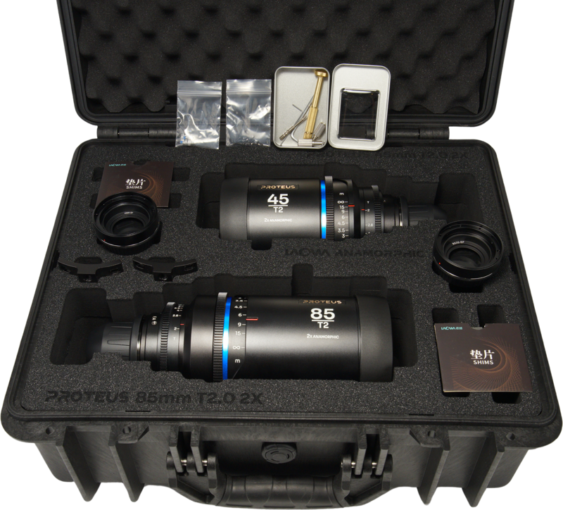 Set 2 obiective Laowa Proteus 2X Anamorphic, Set B (45mm, 85mm), Blue, Montura Arri PL/Canon EF [3]