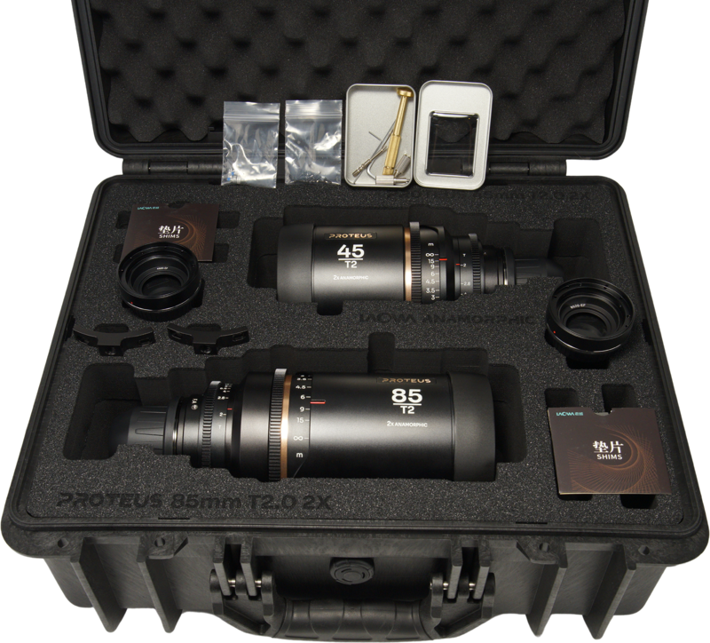 Set 2 obiective Laowa Proteus 2X Anamorphic, Set B (45mm, 85mm), Amber, Montura Arri PL/Canon EF [4]