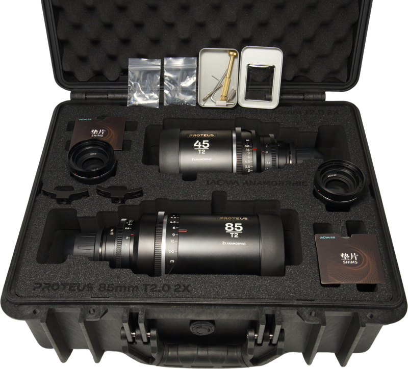 Set 2 obiective Laowa Proteus 2X Anamorphi, Set B (45mm, 85mm), Silver, Montura Arri PL/Canon EF [4]