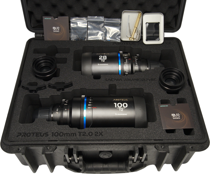 Set 2 obiective Laowa Proteus 2X Anamorphi, Set C (28mm, 100mm), Blue, Montura Arri PL/Canon EF [4]
