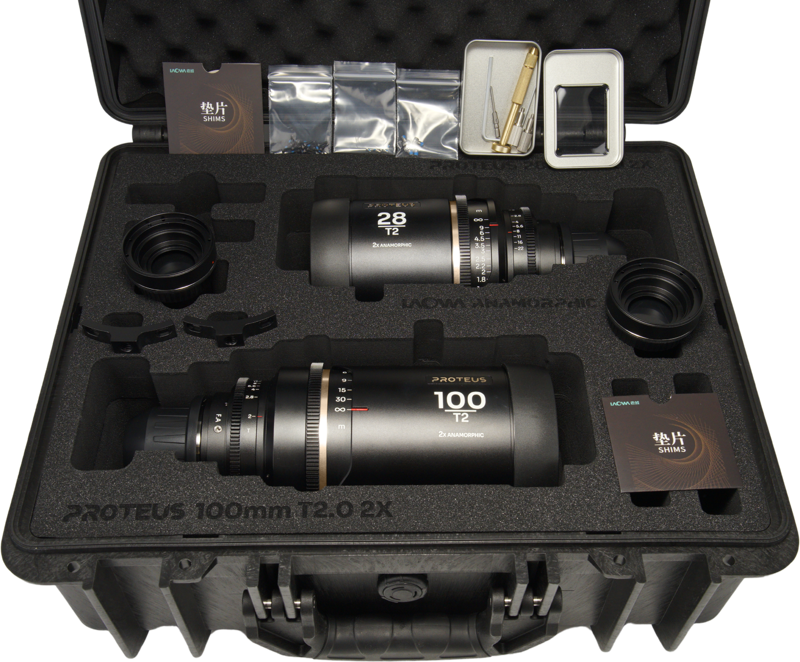 Set 2 obiective Laowa Proteus 2X Anamorphic, Set C (28mm, 100mm), Amber, Montura Arri PL/Canon EF [4]