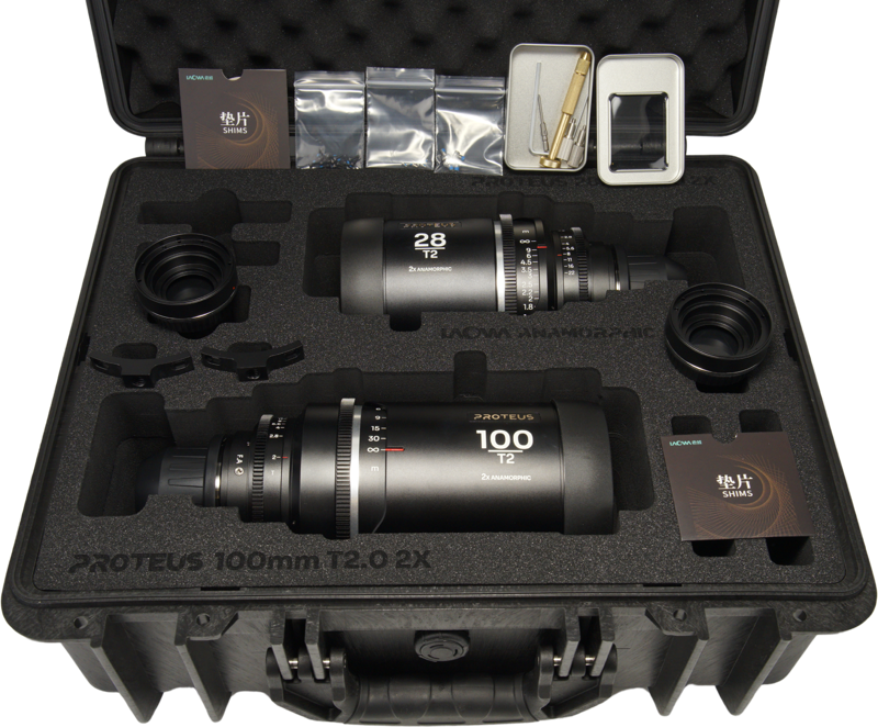 Set 2 obiective Laowa Proteus 2X Anamorphic, Set C (28mm, 100mm), Silver, Montura Arri PL/Canon EF [4]
