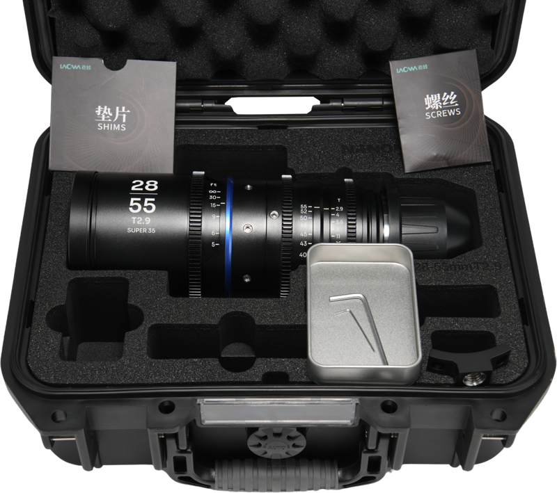 Obiectiv cinematic Laowa Nanomorph Zoom 28-55mm T2.9 1.5X S35, Blue, Montura Arri PL [4]