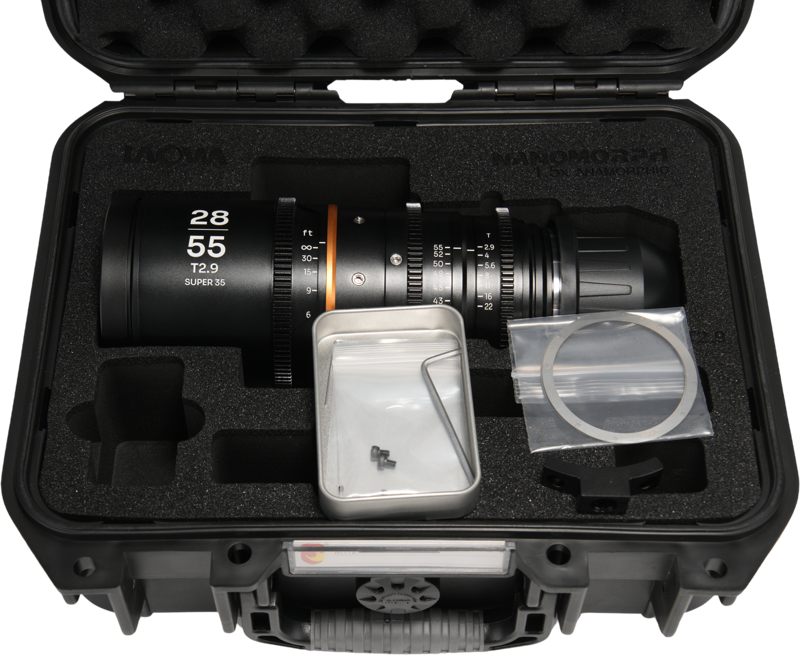 Obiectiv cinematic Laowa Nanomorph Zoom 28-55mm T2.9 1.5X S35, Amber, Montura Arri PL [4]